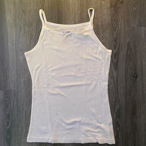 TWO White full length girl’s 14 joe boxer bow tank top